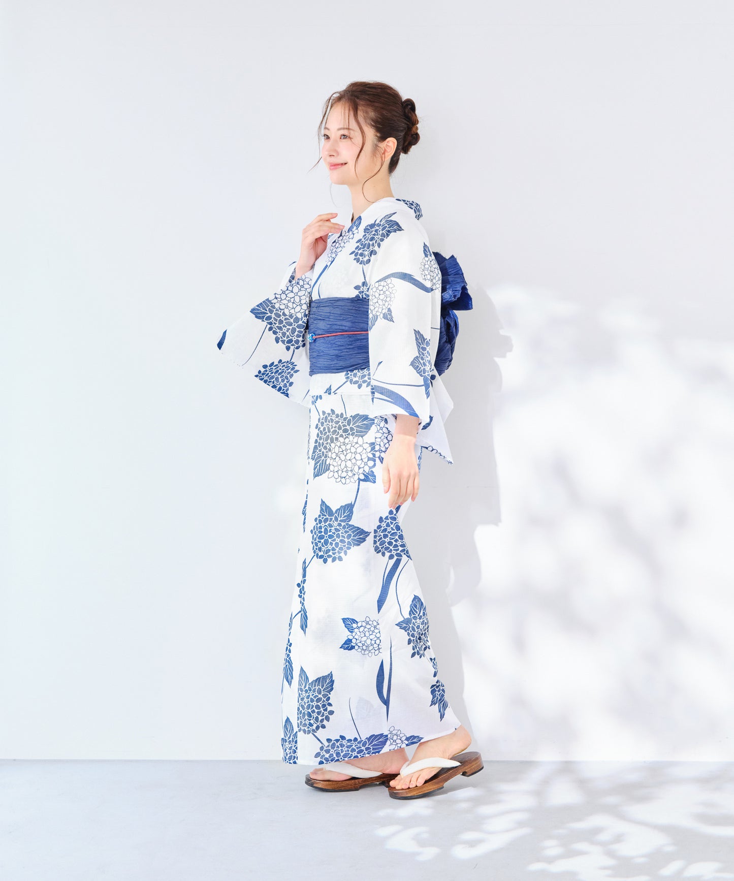 ［浴衣３点セット］夏の端麗紫陽花