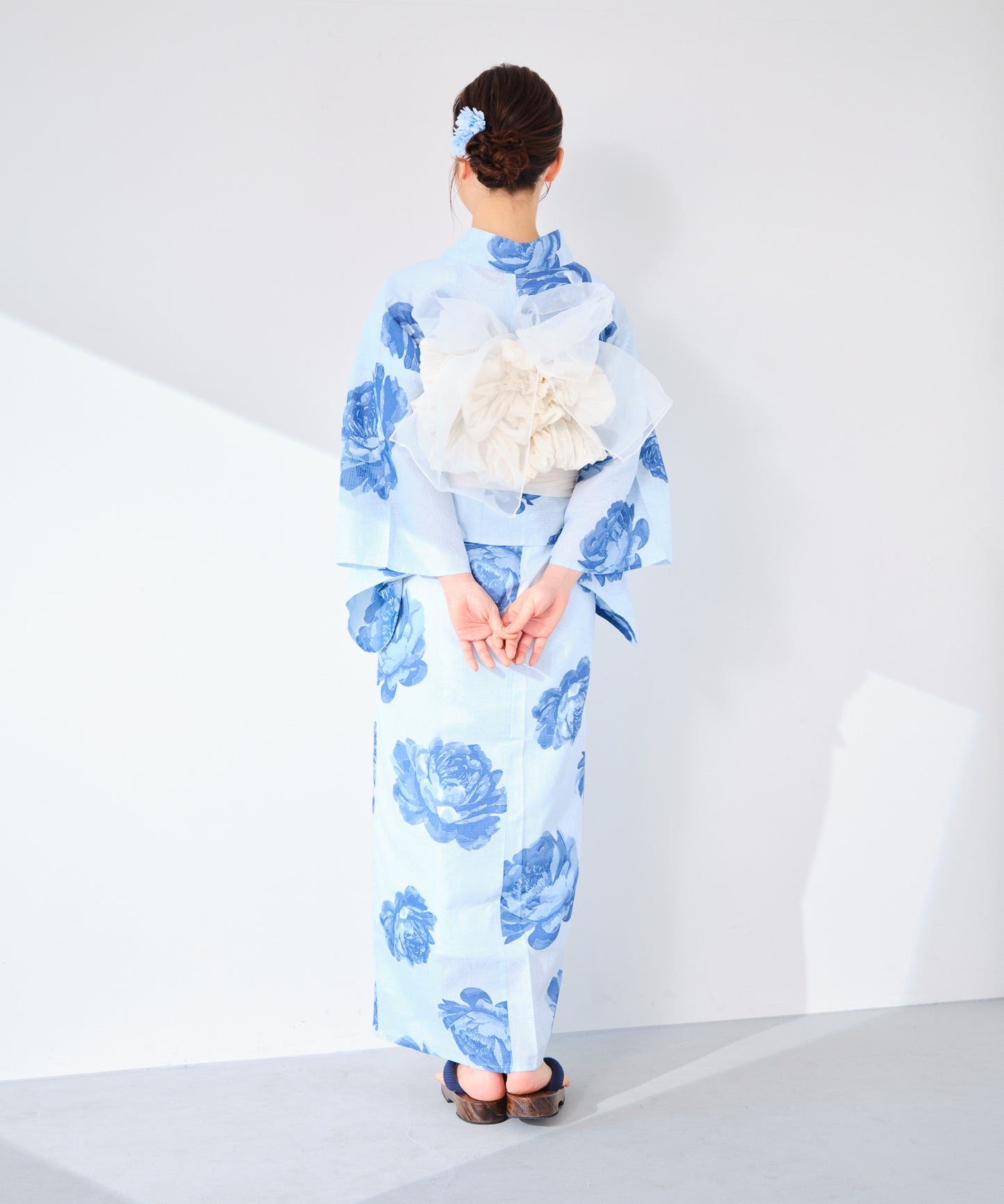 [浴衣一式] ロマン百花繚乱(勿忘草)