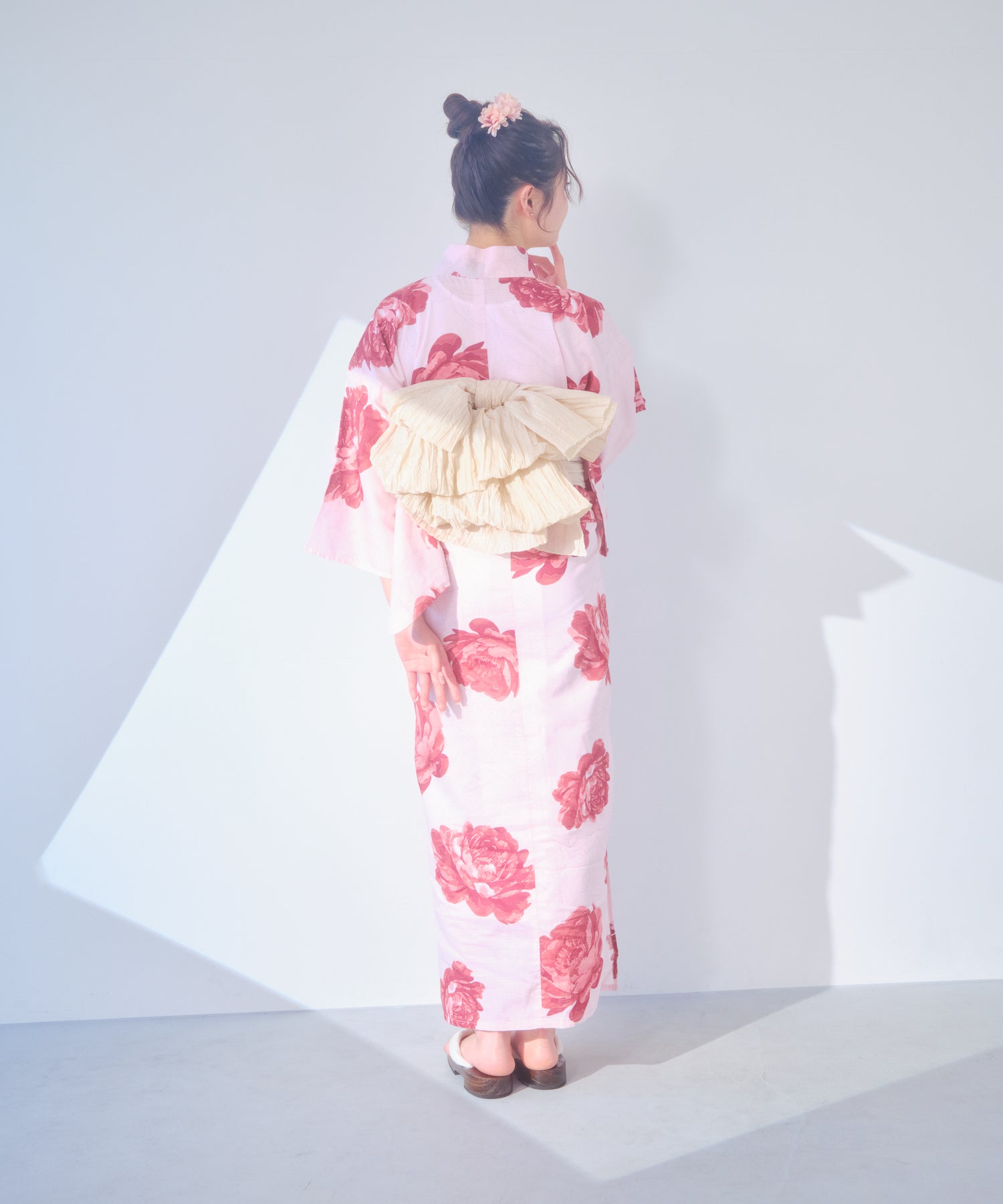 [浴衣一式] ロマン百花繚乱(撫子色)